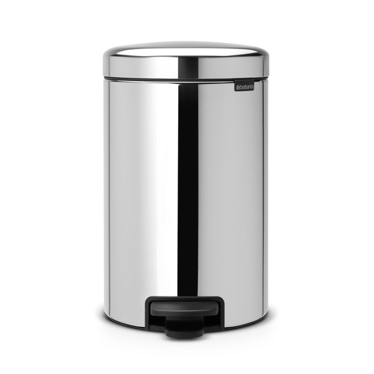 New Icon poljinroskis 12 litraa brilliant steel (kiiltävä teräs)
