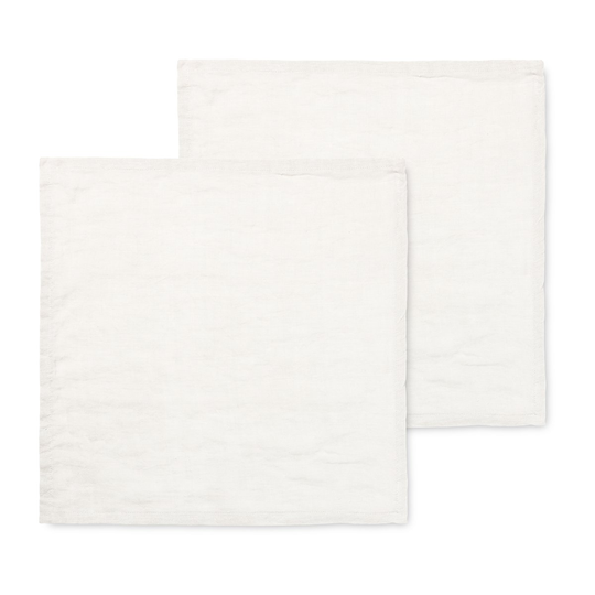 Ferm Living linnelautasliinat 2-pack Off-white
