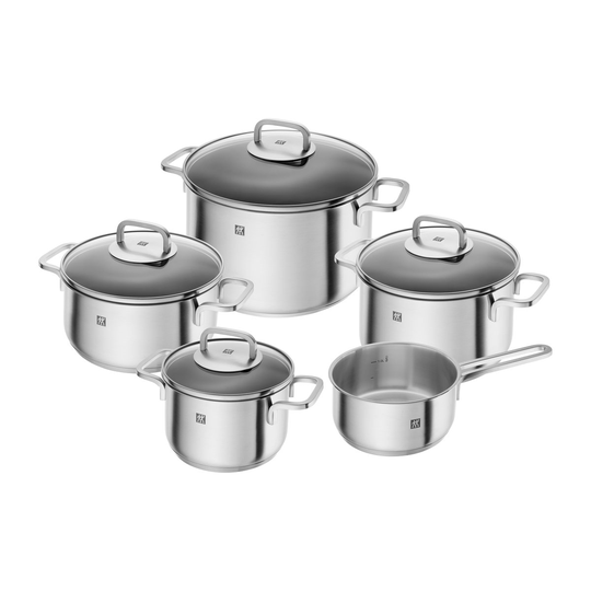 Zwilling Cube kattilasetti 5 osat Ruostumaton teräs-asia selvä
