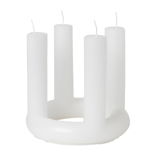 Lucia adventtikynttilä Pure white