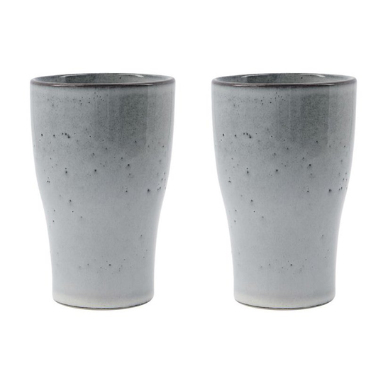 Liss termosmuki 14 cm 2-pakkaus Vaaleanharmaa