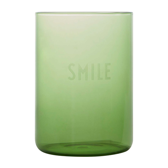 Design Letters -suosikkilasi 35 cl Smile-green