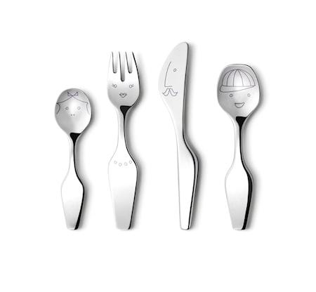 Twist Family Aterimet 4kpl Ruostumaton teräs