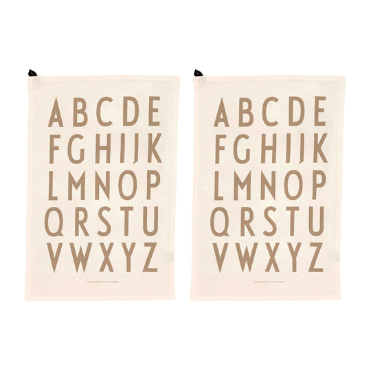 Design Letters keittiöpyyhe 40 x 60 cm 2-pakkaus Off white