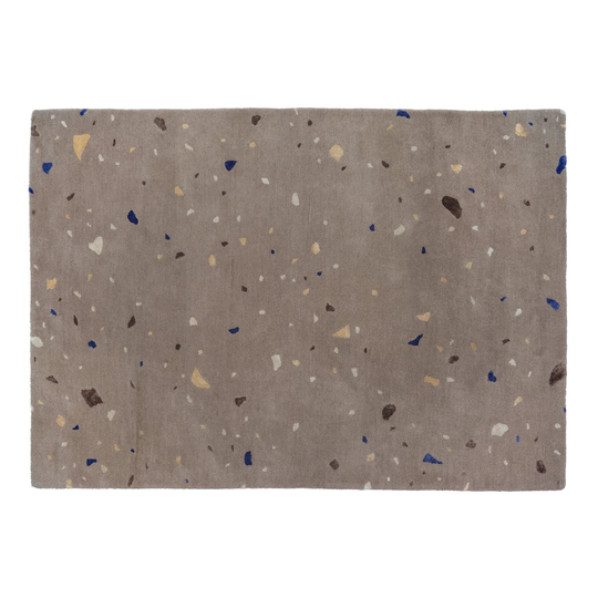 Terrazzo villamatto 140x200 cm Carafe brown-blue spot