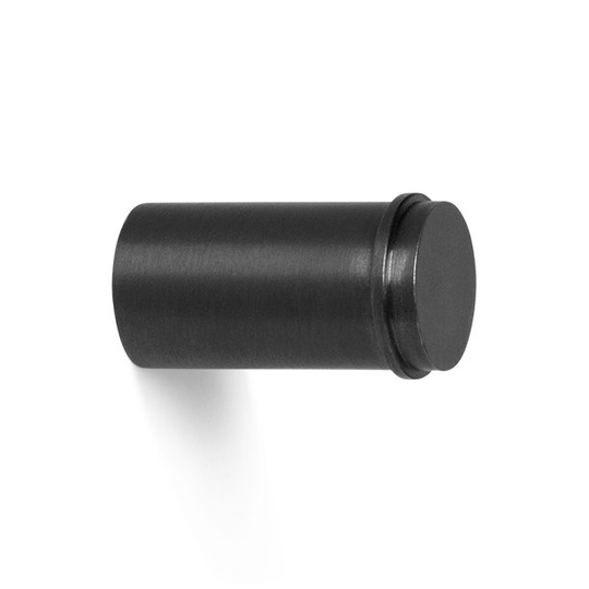 Hook koukku musta messinki Small Ø2 cm