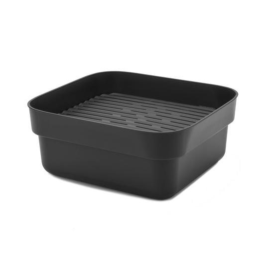 Sinkside tiskiamme kuivaustarjottimella 34x37 cm Tummanharmaa