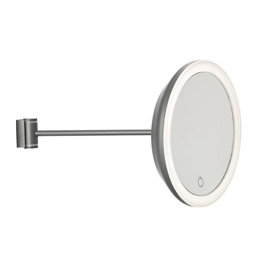 Zone seinäpeili 5x suurentava Grey