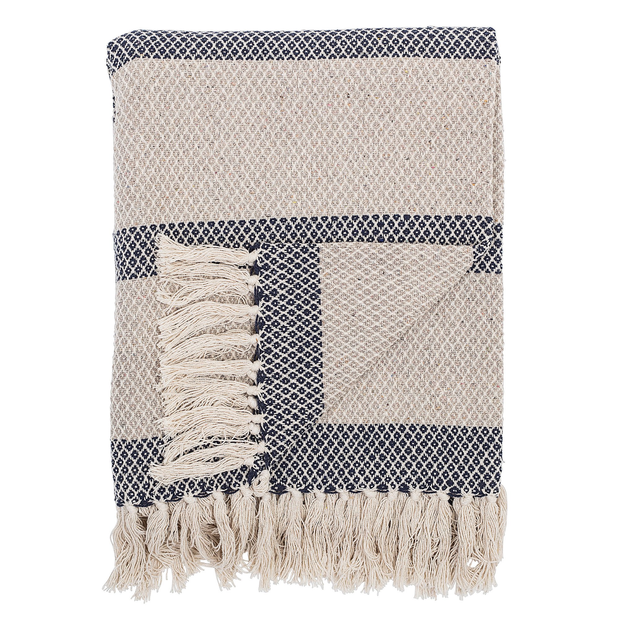 Bloomingville - Plaid​ 160 x 130 cm - Blue (40112002)