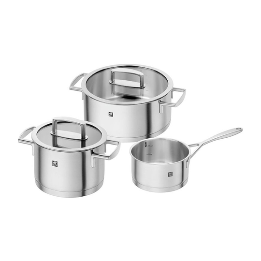 Zwilling Vitality- patasetti 5 osaa Ruostumaton teräs-kirkas