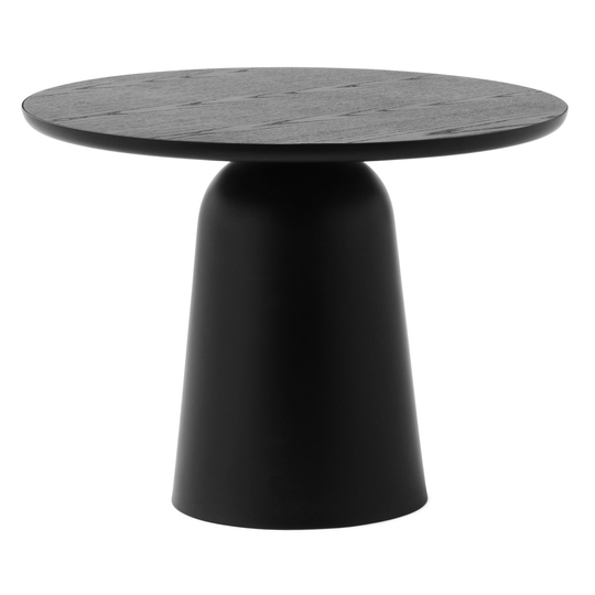 Turn säädettävä pöytä Ø 55 cm Musta