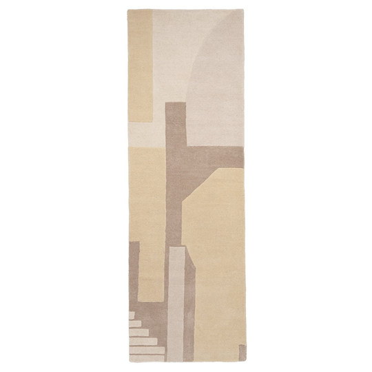 Line villamatto 80x250 cm Beige-ruskea