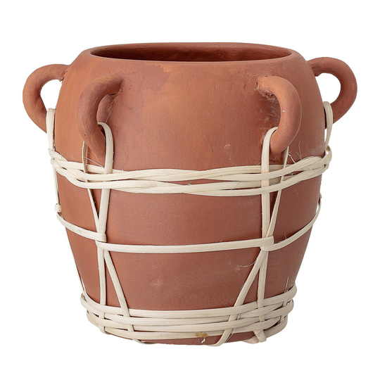 Bloomingville ruukku kahvalla, Ø 23 cm Terrakotta