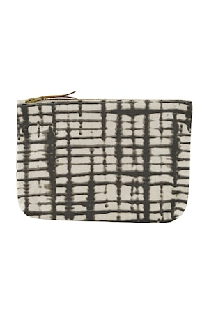 Meikkilaukku Batik 23x16 cm - Offwhite/Musta