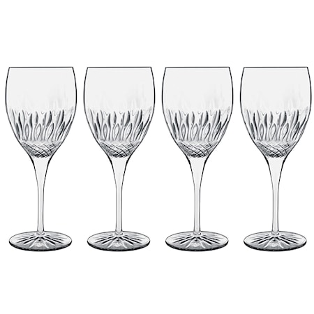 Diamante punaviinilasi 4 kpl kirkas 52 cl Ø 9,4 cm K 23,5 cm Luigi Bormioli