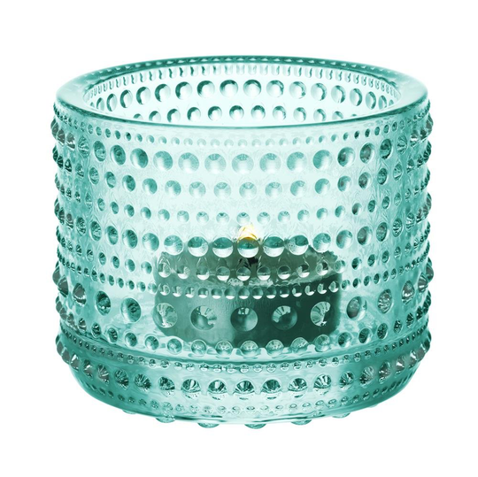Kastehelmi kynttilälyhty 64 mm vedenvihreä