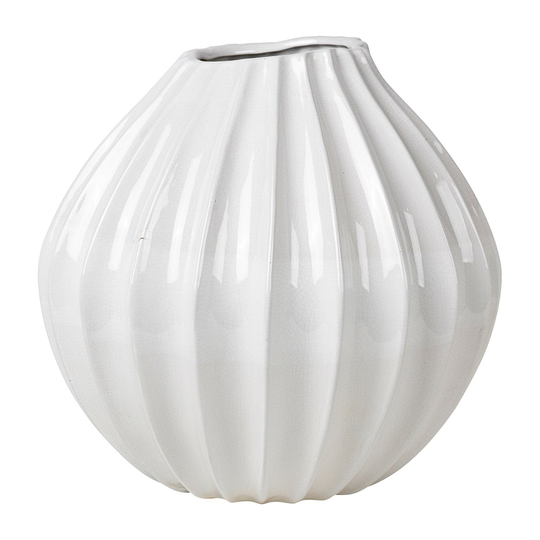 Wide maljakko, ivory 40 cm