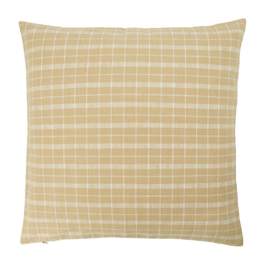 Thame tyynynpäällinen ruudullinen 50x50 cm Hiekka