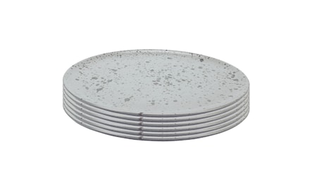 Raw Päivällislautanen Nordic Grey 6 kpl 28 cm