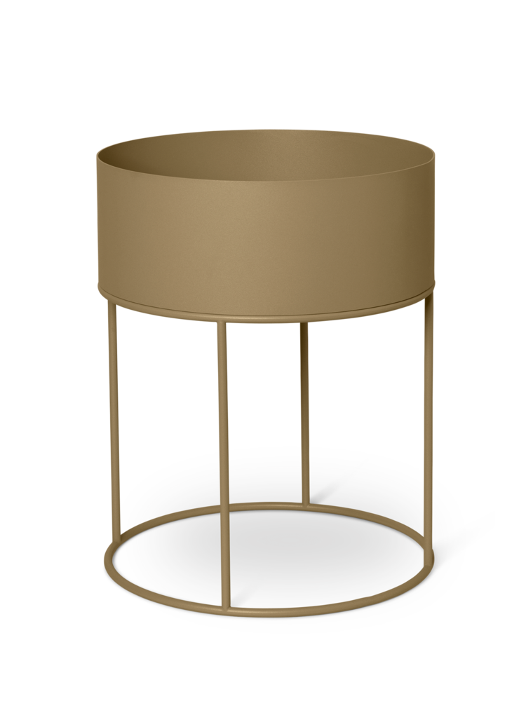 Ferm Living - Plant Box Round - Oliven (1104263191)