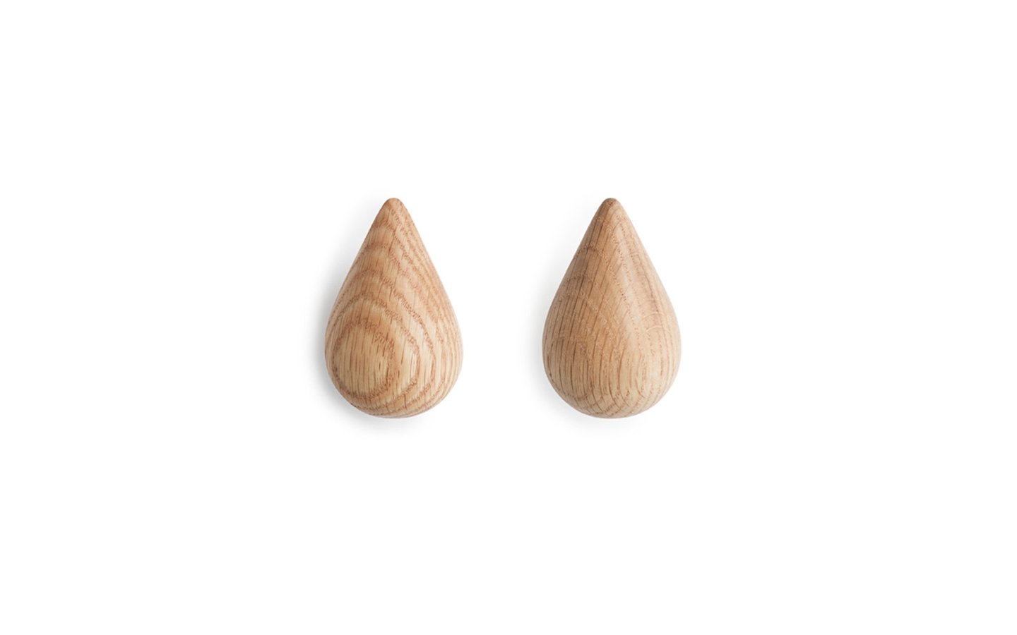 Normann Copenhagen - Dropit Hooks Set of 2 - Small - Nature (331540)