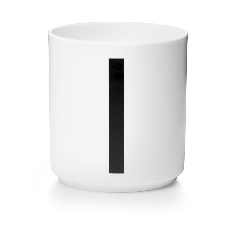 ​Design Letters - Personal Porcelain Cup I - White