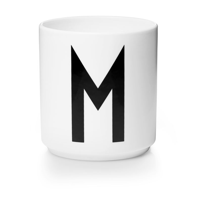 ​Design Letters - Personal Porcelain Cup M - White