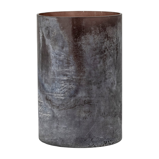 Macha kynttilälyhty/maljakko Ø 15 cm Violetti-ruskea