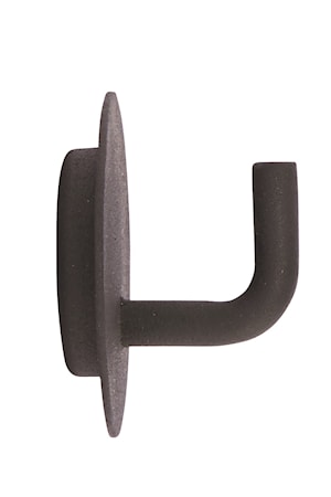 Koukku Teksti Ø 4x3 cm - musta