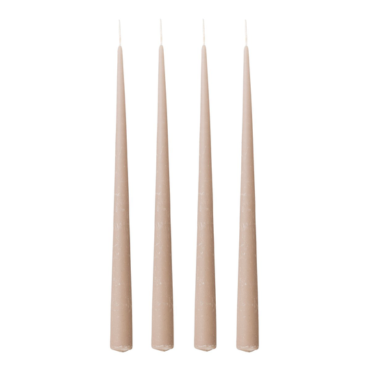 Velvet kynttilät 4-pack Harmaa