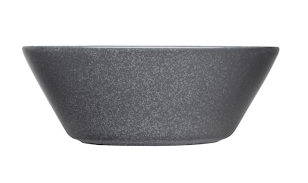 Teema kulho 15 cm meleerattu harmaa