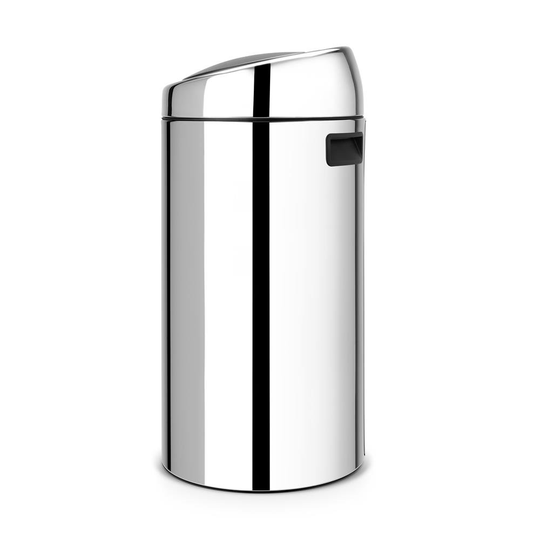 Touch Bin roskakori 45 litraa brilliant steel (hopea)