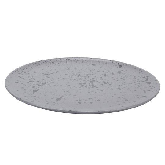 Raw lautanen Ø28 cm harmaa pilkullinen
