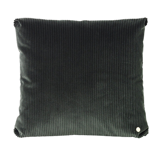 Corduroy -tyyny 45x45 cm vihreä