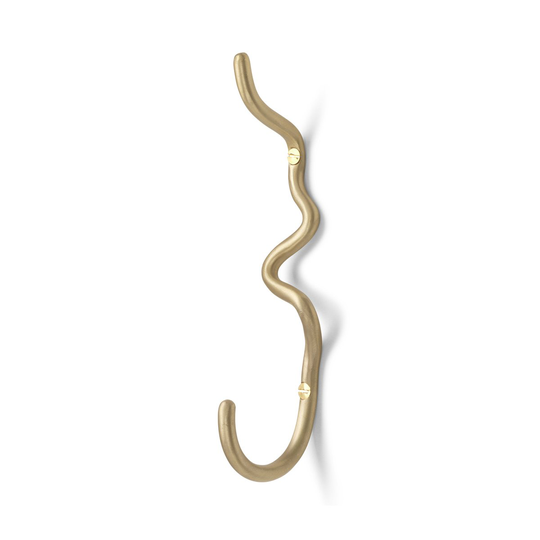 Curvature koukku, 1-osainen Messinki