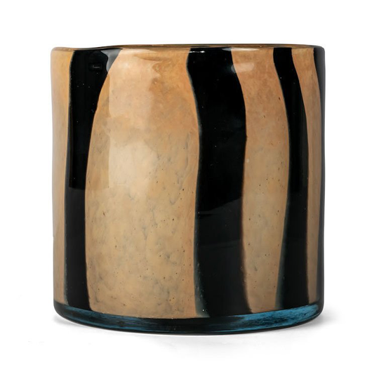Calore kynttilälyhty-maljakko M Ø15 cm Black-beige