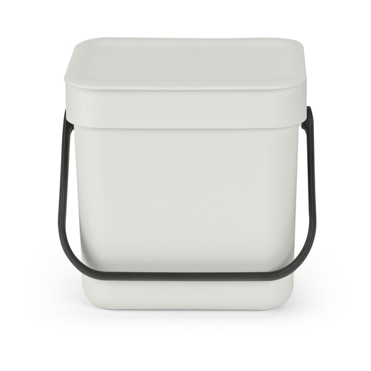 Sort & Go jäteastia 3 L Vaaleanharmaa