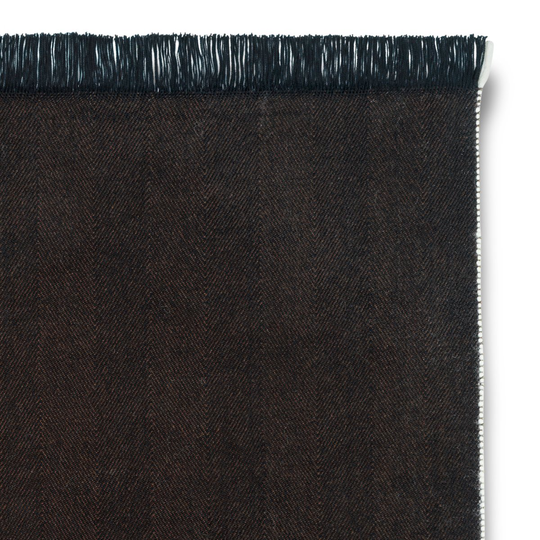 Herringbone huopa 120x180 cm Dark coffee