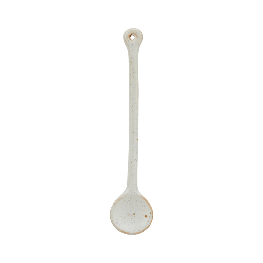 Pion lusikka, 14 cm Harmaa-valkoinen