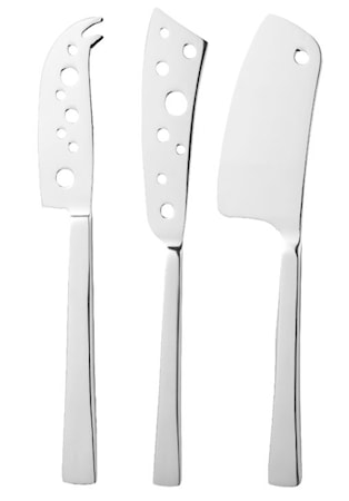 Ode Juustosetti 3 veistä ruostumaton teräs 21–24 cm