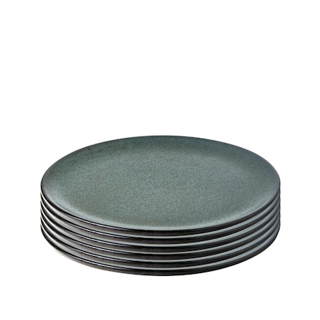 Raw Illallislautanen 28 cm Northern Green 6 kpl