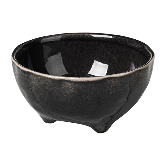 Nordic Coal jalallinen kulho Ø 11 cm