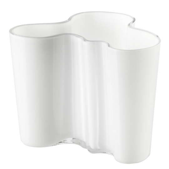 Alvar Aalto maljakko valkoinen 120 mm