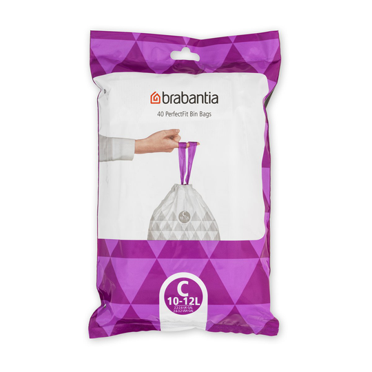 Brabantia PerfectFit -roskapussi 40 kpl 10-12 litraa
