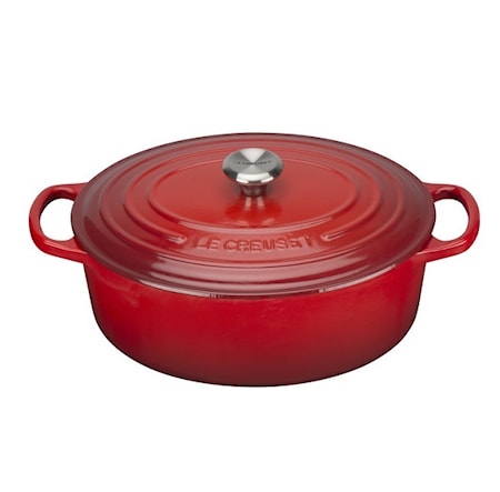 Signature Pata Ovaali 4.1 L 27 cm Valurauta Cerise