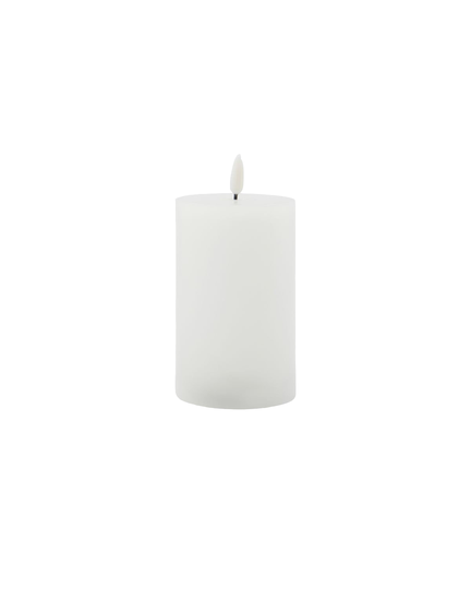 House Doctor - LED Candle , White h: 12.5 cm, dia: 7.5 cm (210070801)