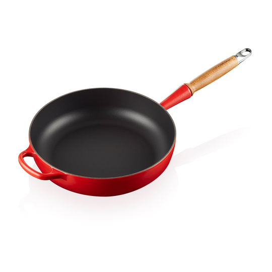 Le Creuset Signature -paistokasari puukahvalla 28 cm Cerise