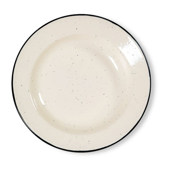 Doris emaloitu lautanen Ø 20 cm Beige
