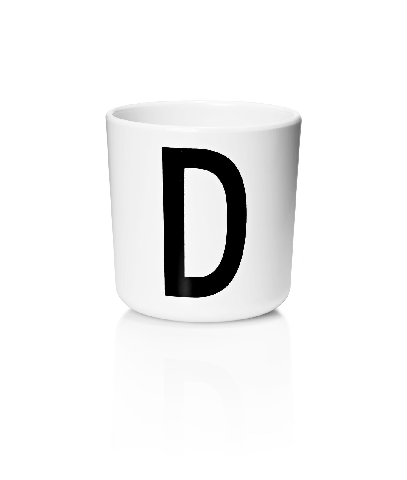 ​Design Letters - Personal Melamine Cup D - White (20201000D)