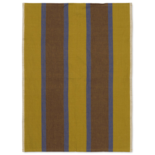 Hale keittiöpyyhe 50x70 cm Lime-bright blue-chocolate